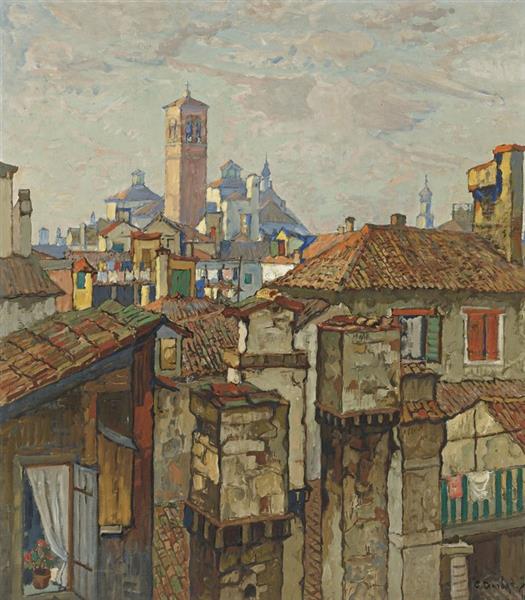 Roofs. Venice - Konstantin Ivanovich Gorbatov