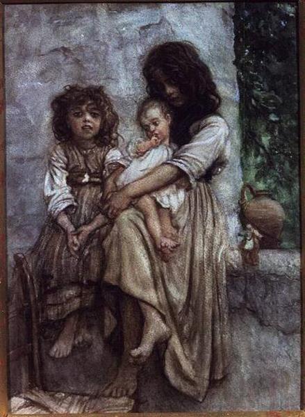 Young girls of Ischia - Ernest Hébert