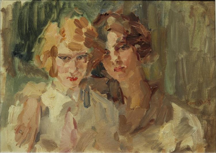 Two girls, c.1920 - Isaac Israels
