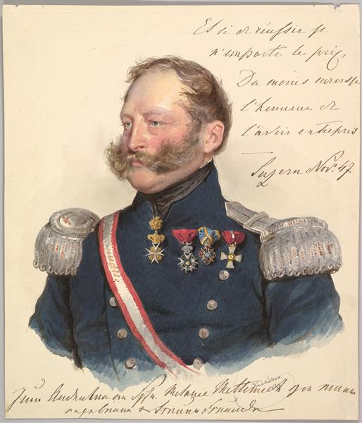 Prince Friedrich of Schwarzenberg, 1847 - Josef Kriehuber