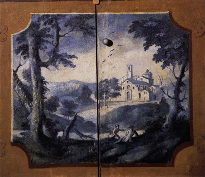 Landscape in Blue Monochrome, c.1785 - Жозеф Дюплесси