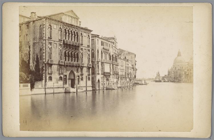 View of the Grand Canal in Venice, 1880 - Roberto Rive