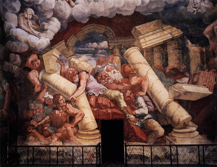 Gigants, 1532 - Giulio Romano