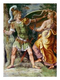 Thetis Giving Achilles His Arms - Giulio Romano