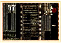 Menu Card Design for Miss Cranston's Cafes at the 1911 Scottish Exhibition of National History, Art and Industry - Margaret MacDonald Mackintosh