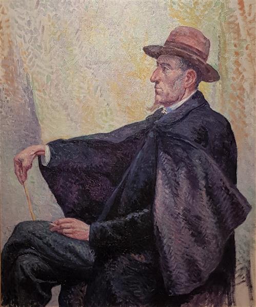Portrait of Félix Fénéon, c.1901 - Максимильен Люс