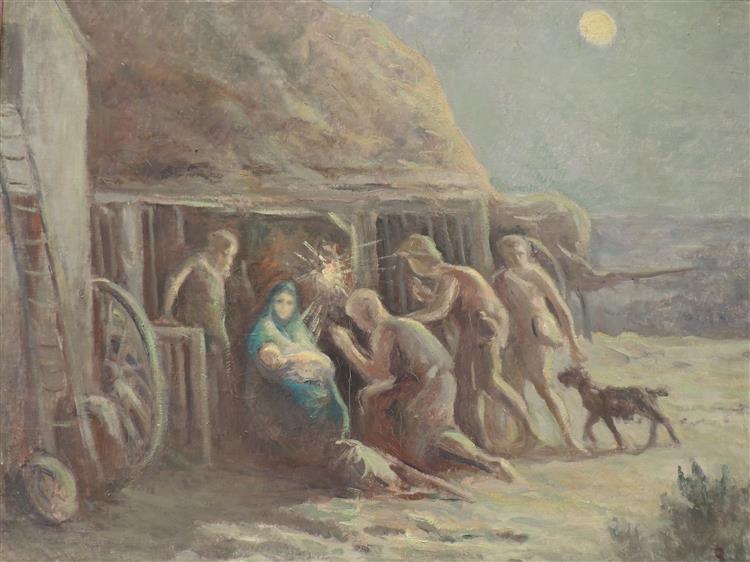 La Nativité, Rolleboise, - Maximilien Luce