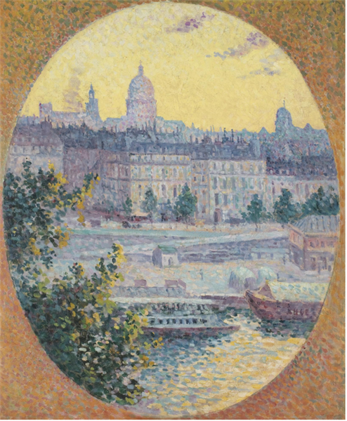 Le Quai Montebello Et La Colline Sainte-geneviève, Paris, 1901 - Максимильен Люс
