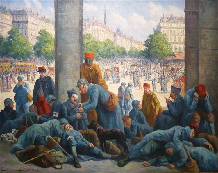La Gare De L'est, 1917 - Максимильен Люс