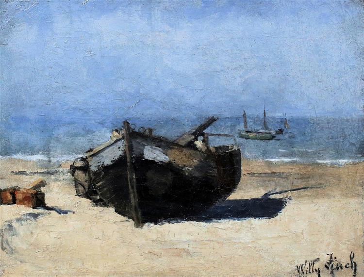 Barques Échouées, 1892 - Alfred William Finch
