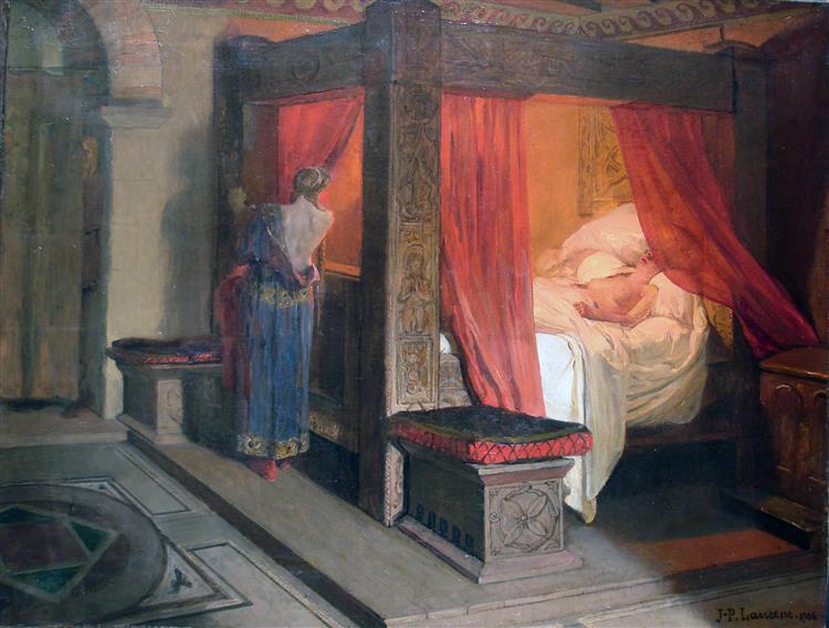 La muerte de Galeswinthe, 1906 - Жан-Поль Лоран