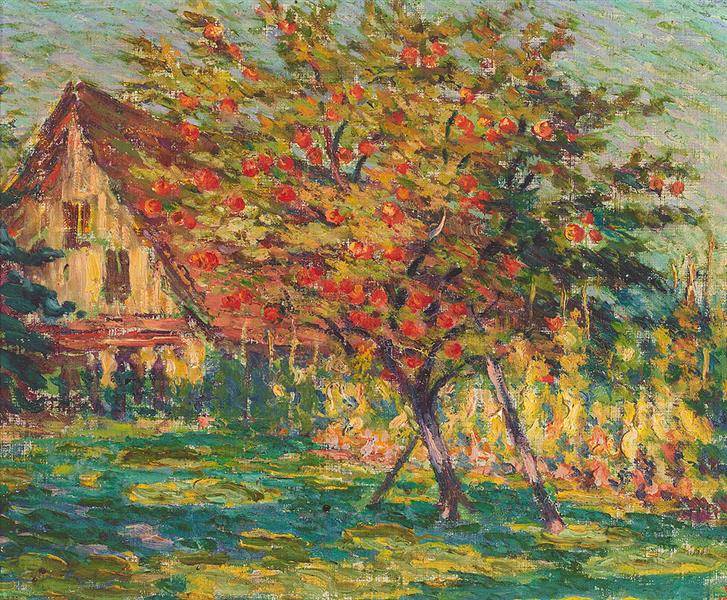 Blühende Bäume, 1908 - Willy Schlobach