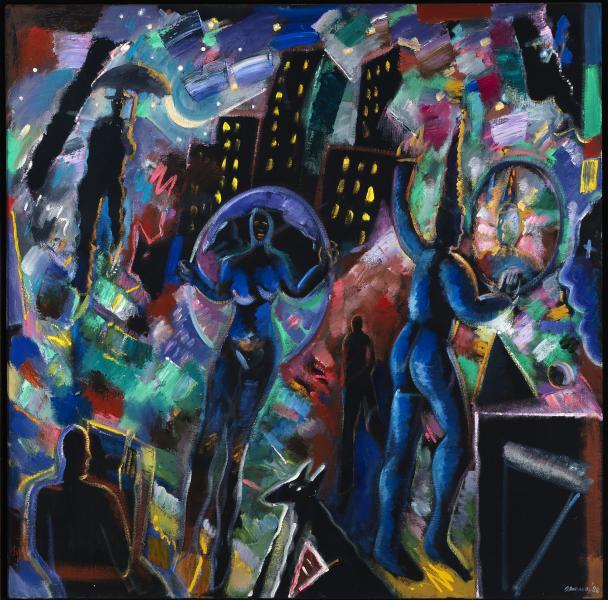 Night Magic (Blue Jester), 1988 - Carlos Almaraz
