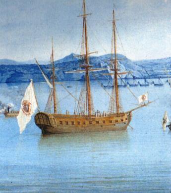 The Minerva frigate - Saverio della Gatta