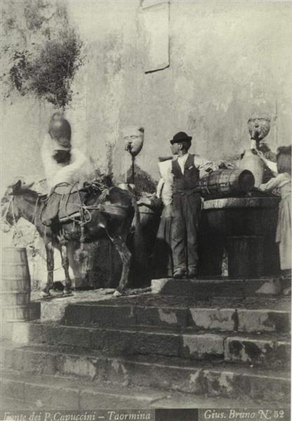 Cappuccini fountain - Taormina, c.1880 - c.1889 - Giuseppe Bruno