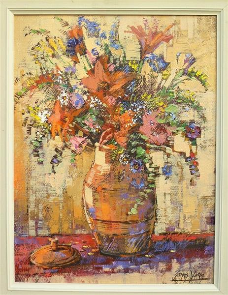 Flowers in Vase - DinksFãStan Private Collection, 1974 - James Yates