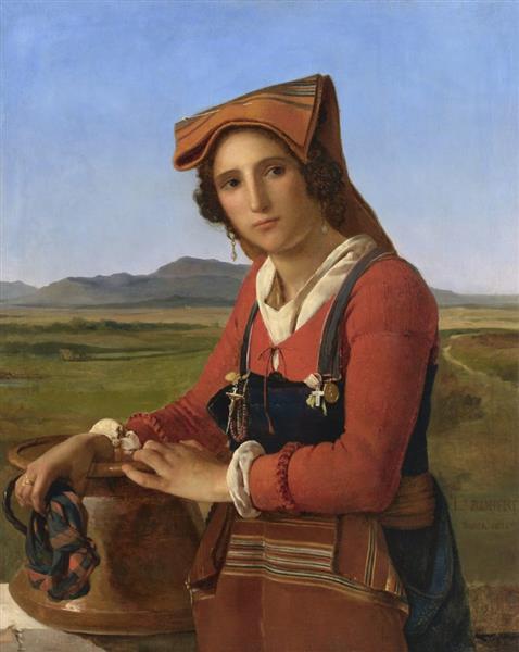 Young Woman from Sonnino, 1820 - Луи-Леопольд Робер