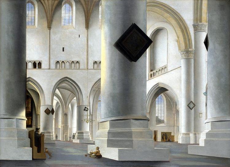 The Interior of the Grote Kerk at Haarlem - Pieter Saenredam