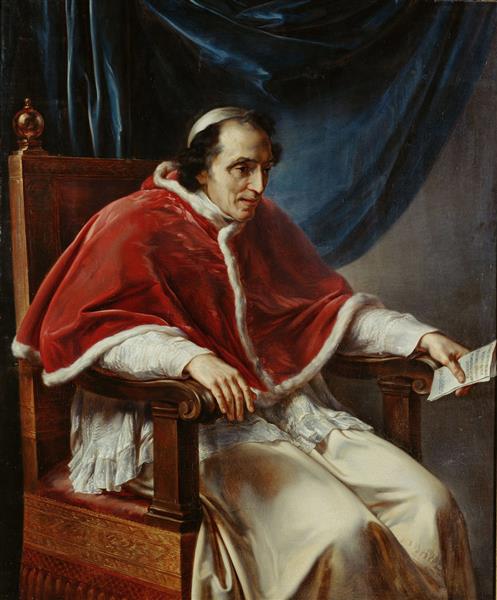 Portrait of Pope Pius VII (Barnaba Chiaramonti), 1815 - Vincenzo Camuccini