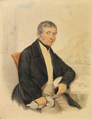 Portrait of a man, 1841 - Johann Baptist Clarot