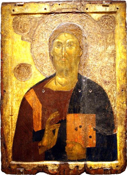 Christ Pantokrator, c.1350 - Orthodox Icons