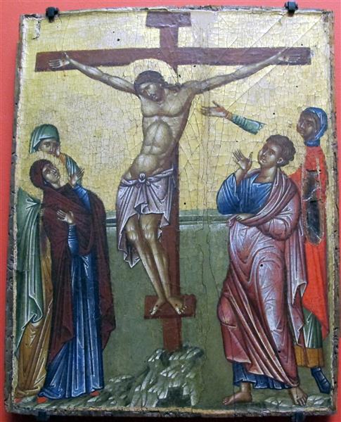 Cruficixion, c.1400 - Orthodox Icons
