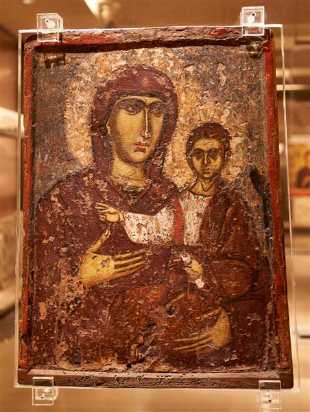Virgin Hodegetria (front side), c.1200 - c.1300 - Orthodox Icons