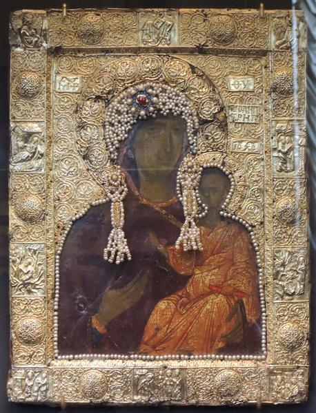 Hodegetria with riza, c.1400 - c.1430 - Orthodox Icons