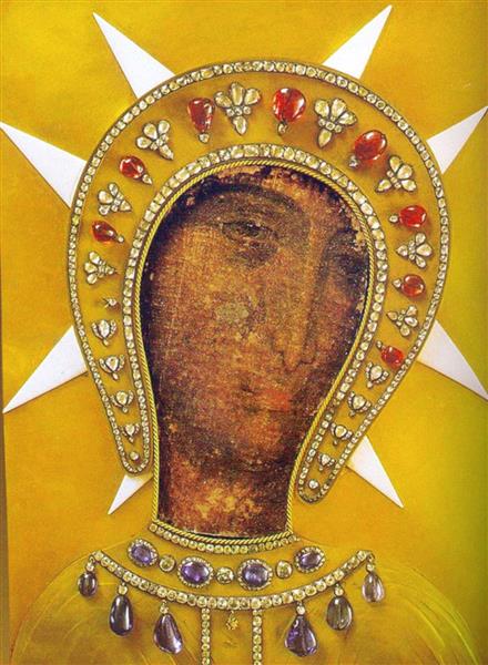 Our Lady of Philermos, Patron of the Knights Hospitaller of St. John of Jerusalem, c.1150 - Orthodox Icons