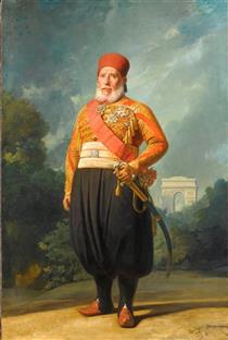 Portrait D'Ibrahim Pacha - Charles-Philippe Larivière