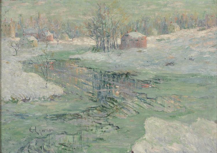 Winter Landscape, 1913 - 1914 - Эрнест Лоусон