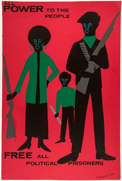 All Power to the People, 1970 - Faith Ringgold