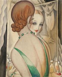 At the Mirror - Gerda Wegener