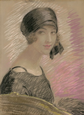 Damenportrait, c.1920 - Герда Вегенер