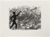 Cotton Hoards in Southern Swamp, from Harper’s Pictorial History of the Civil War (Annotated) - Kara Walker