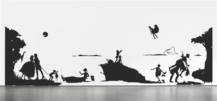 Gone, An Historical Romance of a Civil War as It Occurred Between the Dusky Thighs of One Young Negress and Her Heart, 1994 - Kara Walker