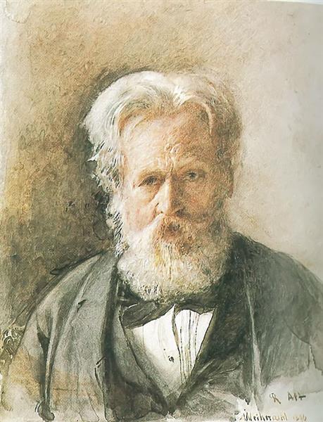 Self-Portrait, 1890 - Рудольф фон Альт