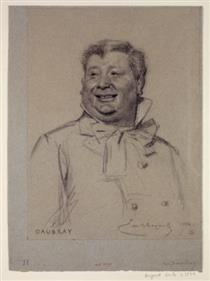 Portrait of Daubray, actor of the Palais-Royal - Émile Bayard