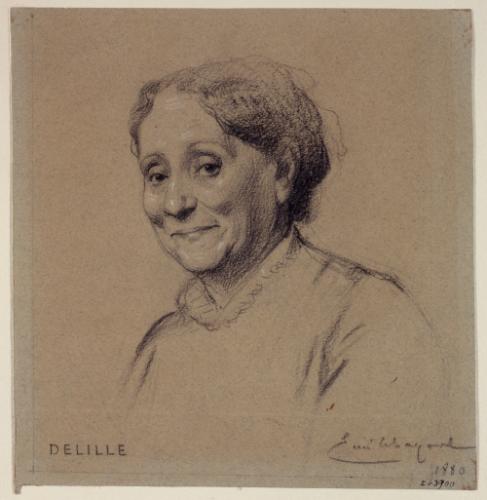Portrait of Madame Delille, actress of the Palais-Royal, 1880 - Émile Bayard