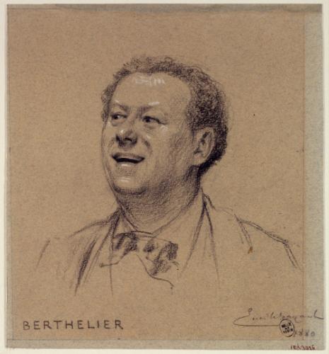 Portrait of Berthelier, actor of the Palais-Royal, 1880 - Émile Bayard