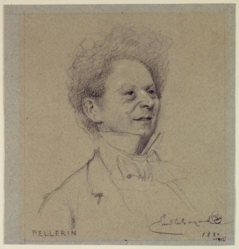 Portrait of Pellerin, actor of the Palais-Royal, 1880 - Émile Bayard