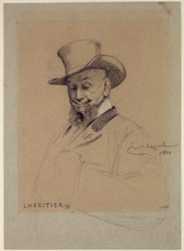 Portrait of Lhéritier, actor of the Palais-Royal, 1880 - Émile Bayard