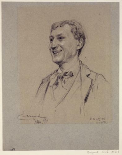 Portrait of Calvin, actor of the Palais-Royal, 1880 - Émile Bayard
