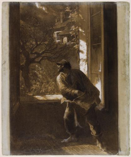 The awakened man, c.1879 - 1880 - Émile Bayard