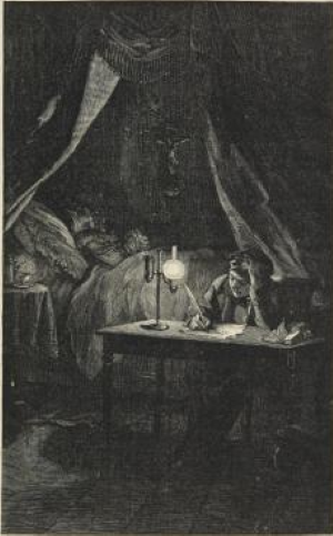Victor Hugo at the bedside of his sick mother, c.1881 - Émile Bayard