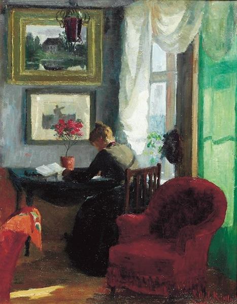 Interior, 1883 - Китти Хьелланн