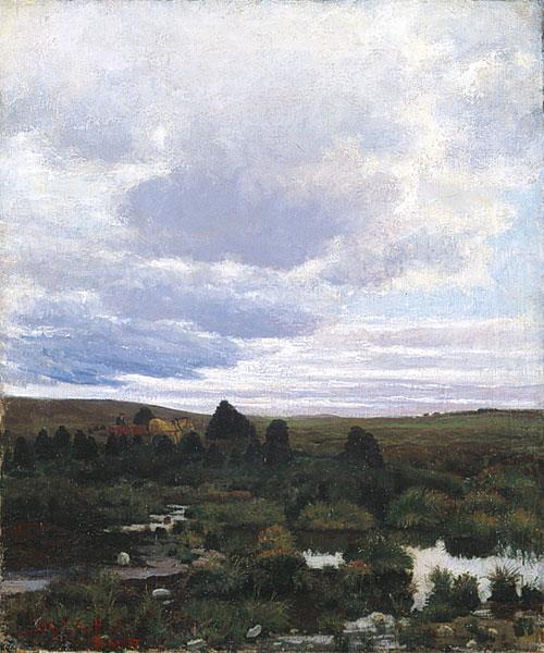 Peat Bog on Jæren, 1882 - Китти Хьелланн