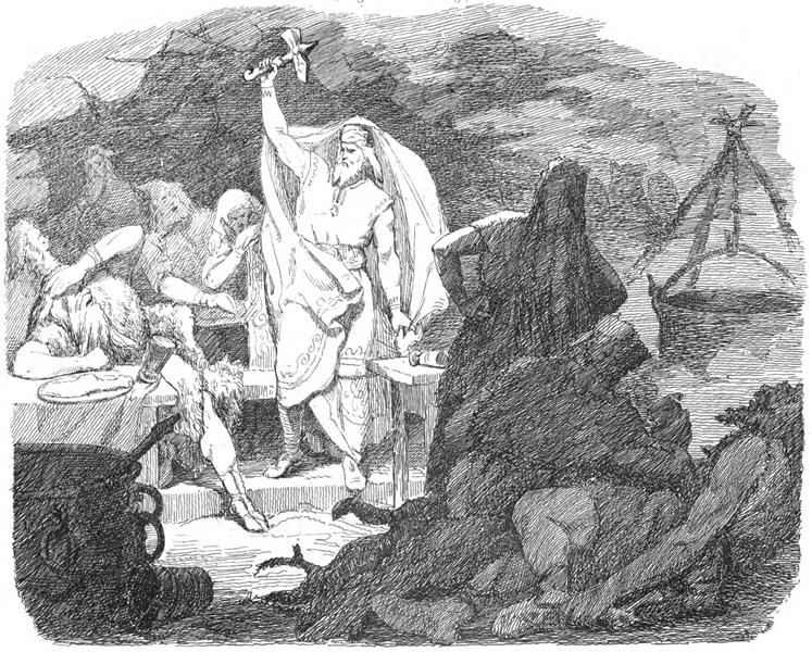 Hammar retrieval III. Thor Recovers the Hammer, 1865 - Мортен Ескіль Вінге