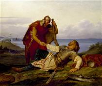 Hjalmar's Farewell To Orvar Odd After The Battle On Samsö - Mårten Eskil Winge