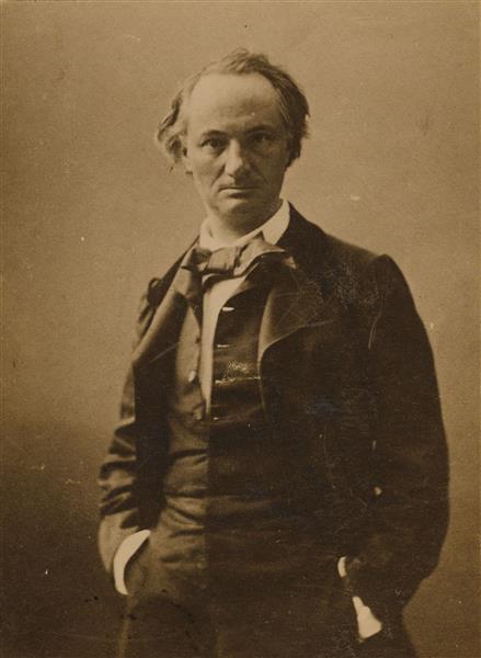 Charles Baudelaire, 1855 - Надар